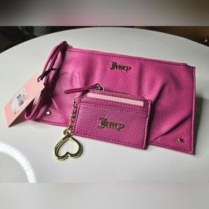 Juicy Couture Clutch & Wallet Set